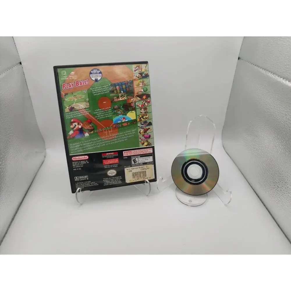 Mario Superstar Baseball Nintendo GameCube Tested Working